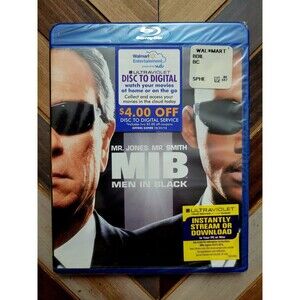 Men in Black (Blu-ray, 1997) Will Smith, Tommy Lee Jones / New & Sealed